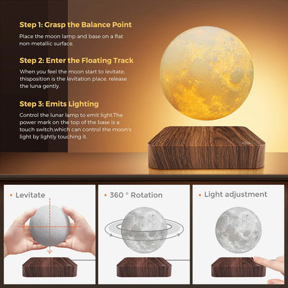 Levitating Moon Lamp